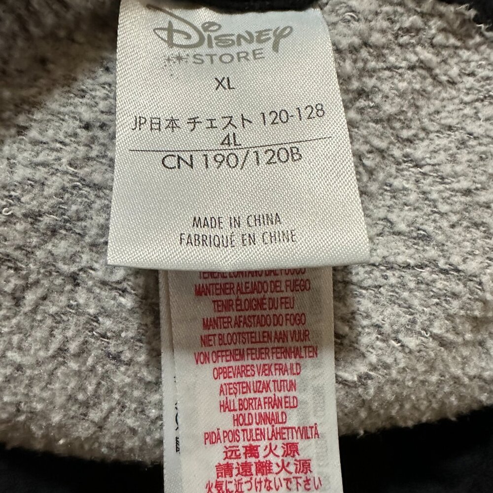 Jack Skellington Disney Store Men's Gray Hoodie Sweater XL - Picture 4 of 4